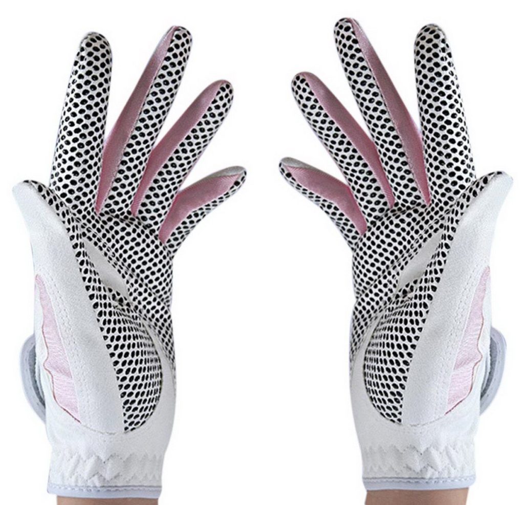 Woman Golf Gloves For Left And Right Hand Skid Grains Skidproof Breathble Durable - Size S to 2XL