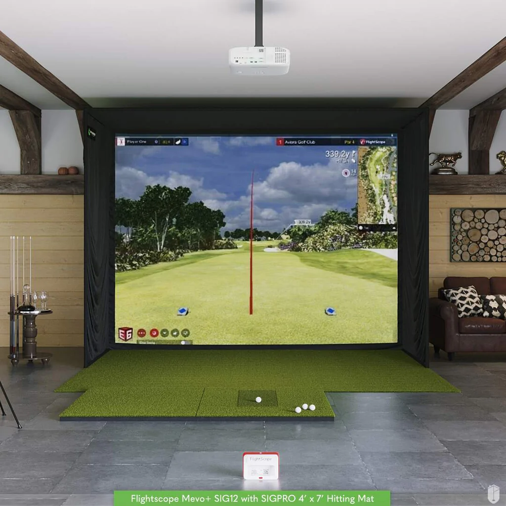 flightscope sig12 golf simulator package - bestgolfsimulatorsforhomereviews