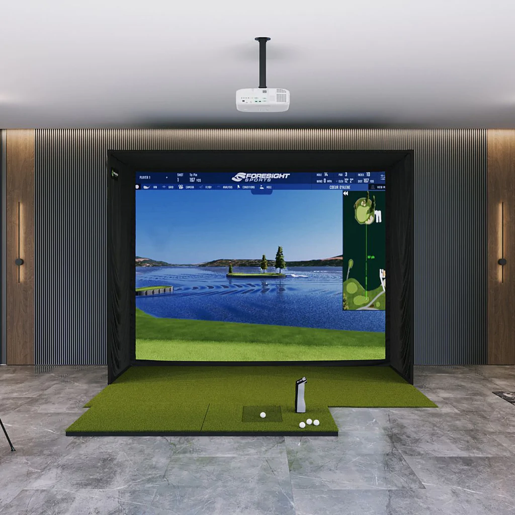 foresightsports gcquad sig10 golf simulator package - bestgolfsimulatorsforhomereviews