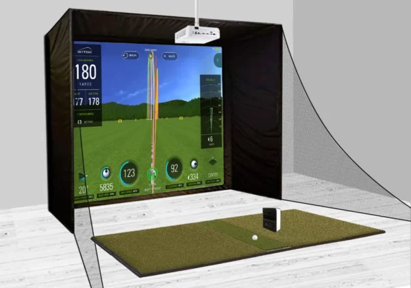 SkyTrak-PerfectBay-Golf-Simulator-Enclosure-Side-Nets