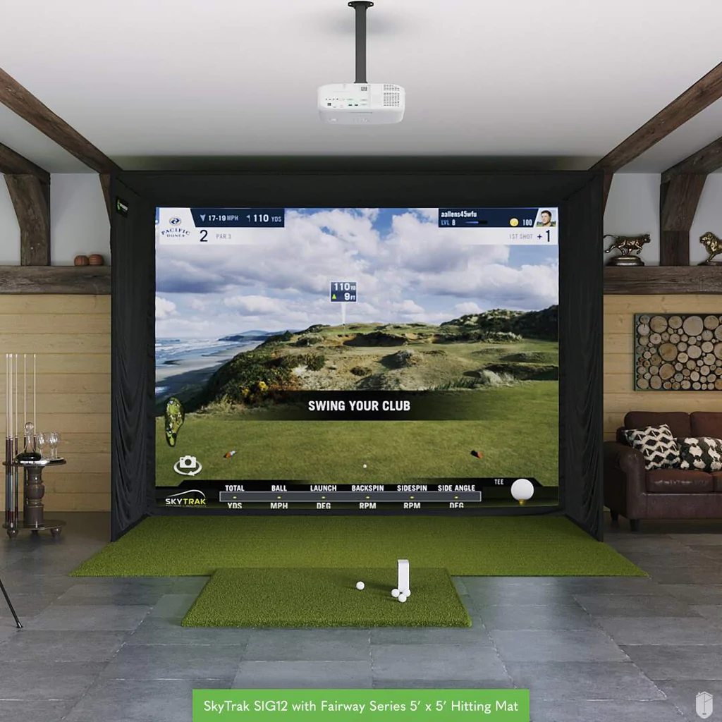 skytrak sig12 golf simulator package - bestgolfsimulatorsforhomereviews